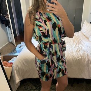 Francesca’s confetti fringe dress